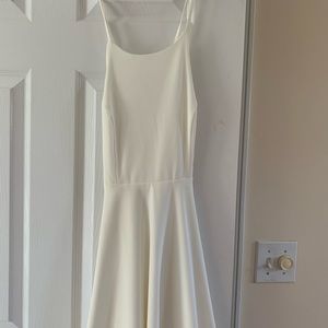 Lulus fit and flare criss cross back dress